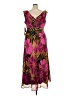 Taylor Tropical Pink Burgundy Cocktail Dress Size 18W - photo 2