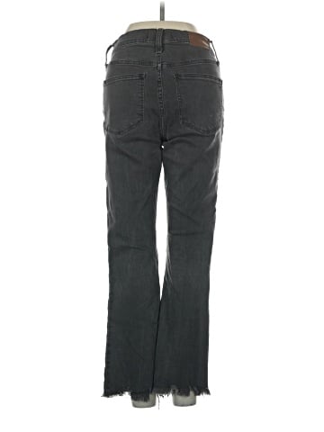 Madewell Cali Demi-Boot Jeans in Berkeley Black: Chewed-Hem Edition (view 2)