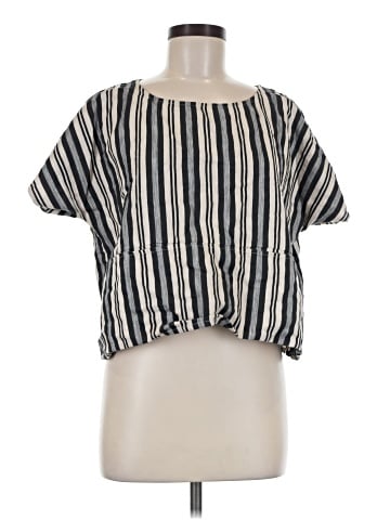 Madewell Boxy Top in Evelyn Stripe (view 1)