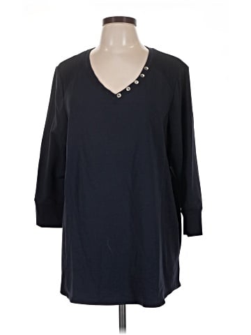 Zenergy by Chico's 3/4 Sleeve T-Shirt (view 1)