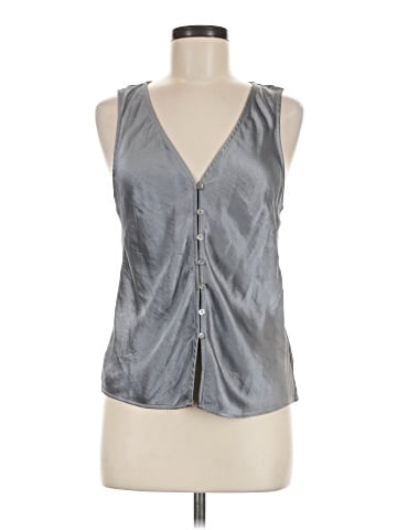 Madewell Satin Cutaway Vest Top (view 1)