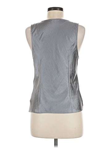 Madewell Satin Cutaway Vest Top (view 2)