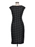 Connected Apparel Polka Dots Black Casual Dress Size 10 - photo 2