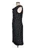 Connected Apparel Polka Dots Black Casual Dress Size 10 - photo 5