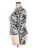 Unbranded 100% Polyester Animal Print Ivory Long Sleeve Blouse Size XXL - photo 5