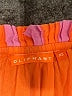 Oliphant Stripes Orange Cocktail Dress Size XS - photo 7