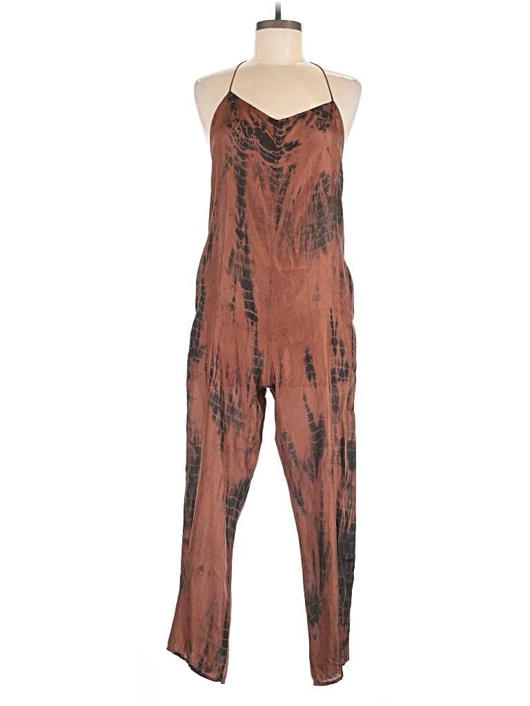 Pre-owned Assorted Brands Jumpsuit In Brown