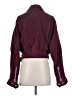 Free People 100% Cotton Burgundy Jacket Size S - photo 2