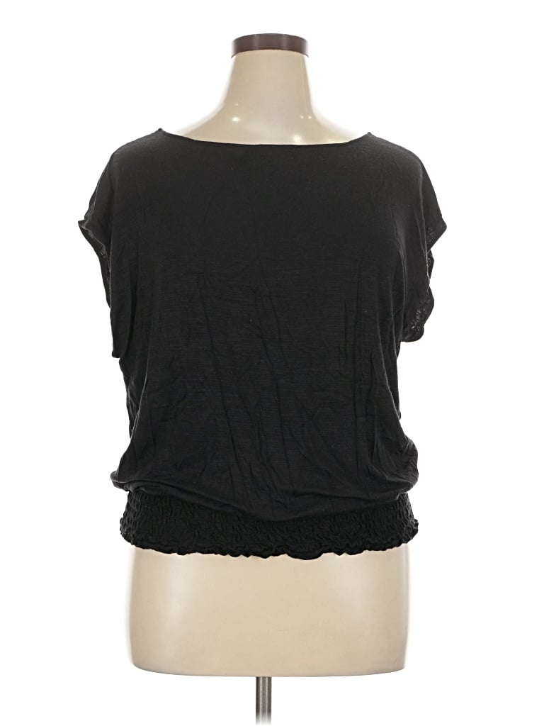 Pre-owned Ann Taylor Loft Outlet Sleeveless T-shirt In Black