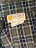 Dennis 100% Polyester Plaid Blue Dress Size 12 - photo 3