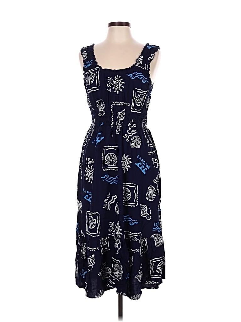 Pre-owned Patrons Of Peace Casual Dress In Blue