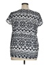 The Limited 100% Polyester Silver Short Sleeve Blouse Size XL - photo 2