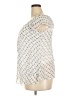 Roz & Ali 100% Polyester Silver Short Sleeve Top Size XL - photo 5