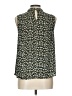 Monteau 100% Polyester Green Sleeveless Blouse Size L - photo 2