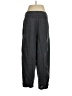 Wrap 100% Linen Gray Linen Pants Size 12 - photo 2