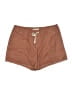 Natural Reflections Solid Brown Shorts Size M - photo 1