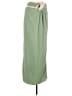 Blithe Solid Green Casual Skirt Size L - photo 1