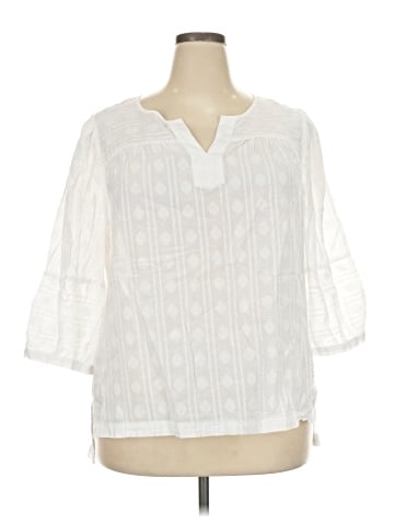 Cj Banks 3/4 Sleeve Blouse (view 1)