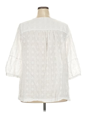 Cj Banks 3/4 Sleeve Blouse (view 2)