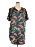 Kathryn 100% Polyester Tropical Green Casual Dress Size XL - photo 1