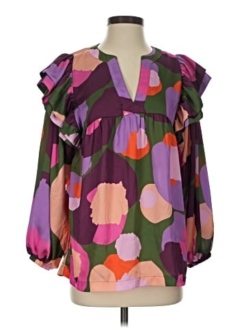 Emily McCarthy 3/4 Sleeve Blouse (view 1)