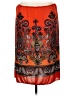 Unbranded 100% Polyester Paisley Orange Casual Skirt Size XL - photo 1