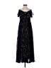 J.Crew Collection 100% Polyester Floral Black Cocktail Dress Size 6 - photo 1