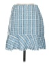 Umgee Plaid Blue Casual Skirt Size S - photo 1