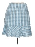 Umgee Plaid Blue Casual Skirt Size S - photo 2