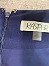 Kasper 100% Polyester Solid Blue Cocktail Dress Size 8 - photo 7