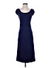 Moda International Solid Blue Cocktail Dress Size S - photo 1