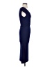 Moda International Solid Blue Cocktail Dress Size S - photo 4