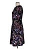 Connected Apparel Print Black Casual Dress Size 6 - photo 5