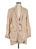 Madewell 100% Linen Checkered-gingham Tan Blazer Size M - photo 1