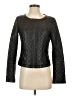 Hinge 100% Leather Black Leather Jacket Size S - photo 1