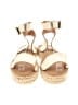 Soludos 100% Leather Gold Sandals Size 7 1/2 - photo 2