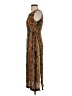 Bice 100% Rayon Paisley Brown Casual Dress Size S - photo 5