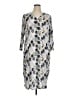Shana Print Gray Casual Dress Size XL - photo 1