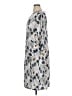 Shana Print Gray Casual Dress Size XL - photo 5