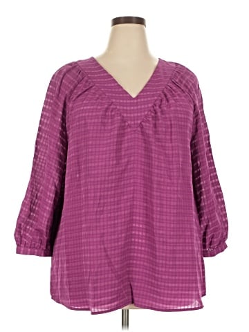 Investments 3/4 Sleeve Blouse (view 1)