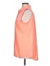 Athleta Orange Sleeveless Button-Down Shirt Size L - photo 5