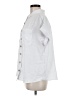 Inner Circle Inc. 100% Polyester White Short Sleeve Blouse Size M - photo 5