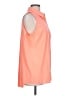 Athleta Orange Sleeveless Button-Down Shirt Size L - photo 4