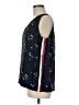 Tommy Hilfiger 100% Polyester Black Blue Sleeveless Blouse Size M - photo 5