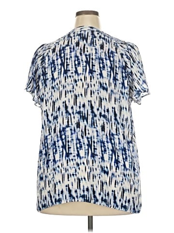 Rose + Olive Short Sleeve Blouse (view 2)
