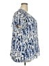 Rose + Olive Blue Short Sleeve Blouse Size 2X - photo 4