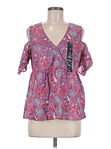 Lucky Brand Short Sleeve Blouse (view 1)