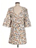 Zara Basic Floral White Casual Dress Size M - photo 2