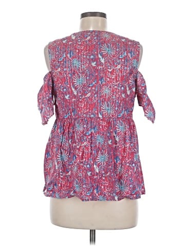 Lucky Brand Short Sleeve Blouse (view 2)
