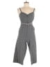 Elevenses 100% Cotton Houndstooth Gray Jumpsuit Size 2 - photo 1